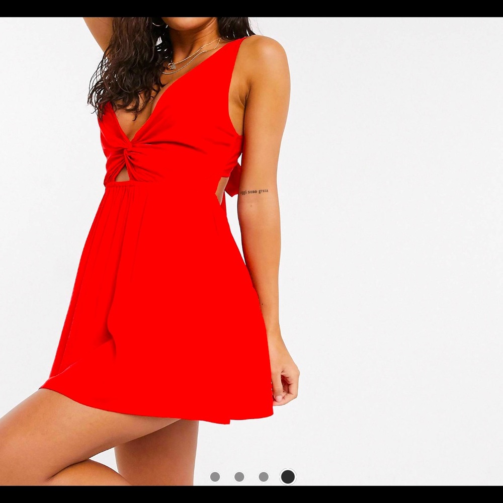 ASOS tie back beach sundress